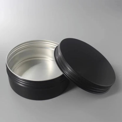 20ml Black Aluminium Tins  200-Pack for Creams & Balms