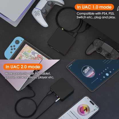 Portable USB Digital Audio Interface DSD512 XMOS Upgrade Version