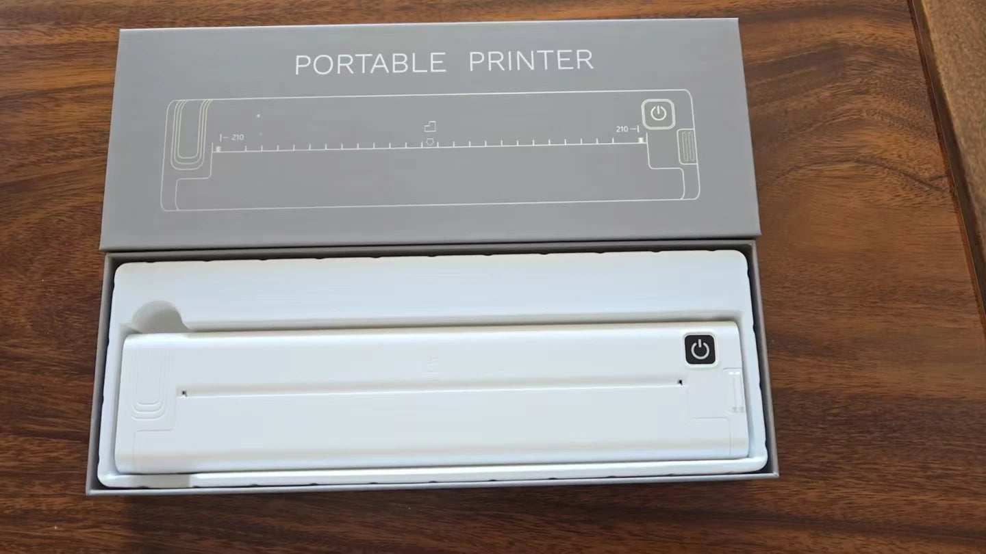Portable A4 Thermal Printer Wireless Inkless Printing Machine