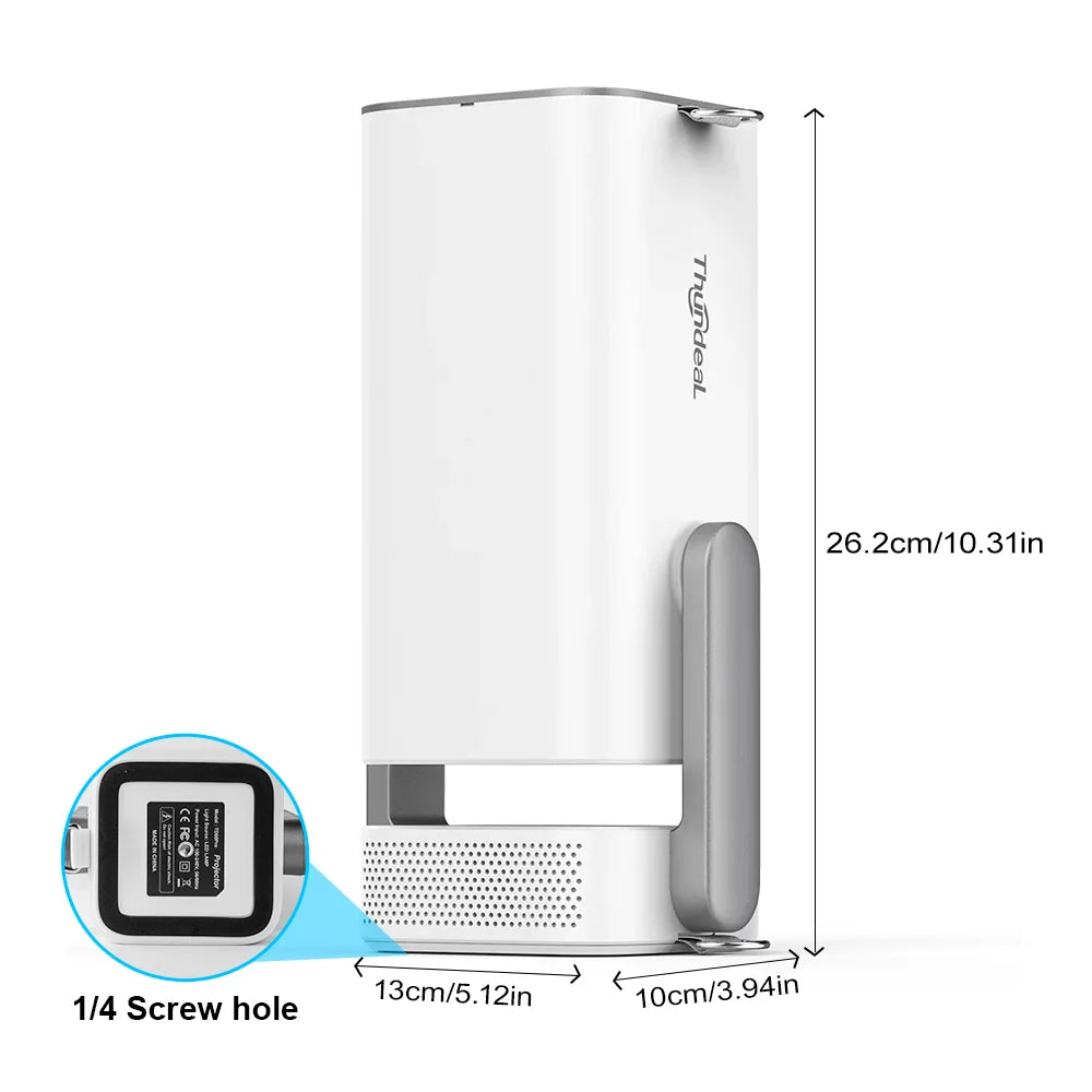 Full HD Smart Projector 4K Support WiFi Android