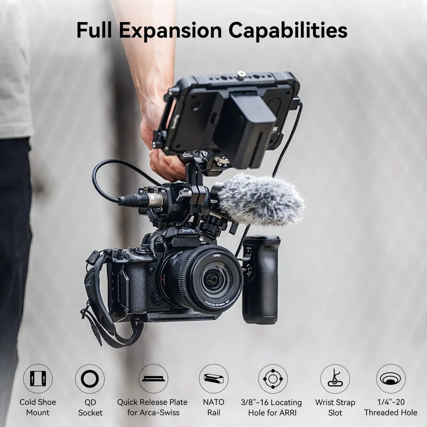 Camera Cage Kit Panasonic LUMIX S5 II with Arca Plate