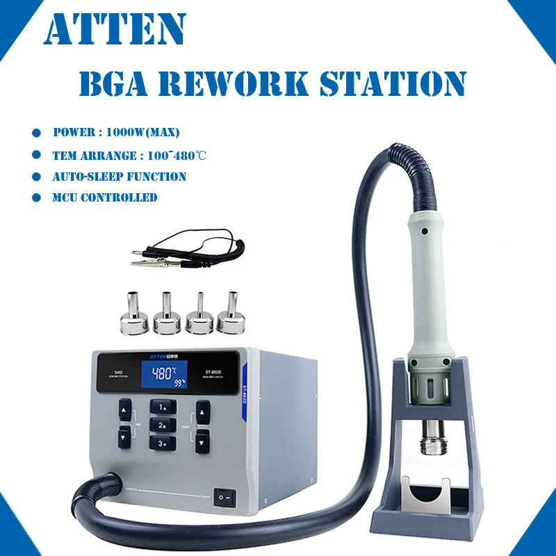 1000W Digital Hot Air Soldering Station 220V
