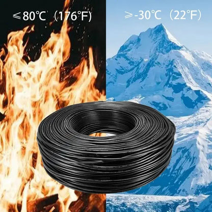 2 Core 20AWG 50M White PVC LED Wire