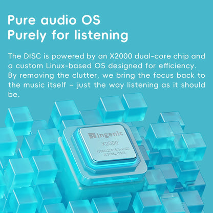 Portable HiFi Audio Player with Touchscreen and Dual DAC