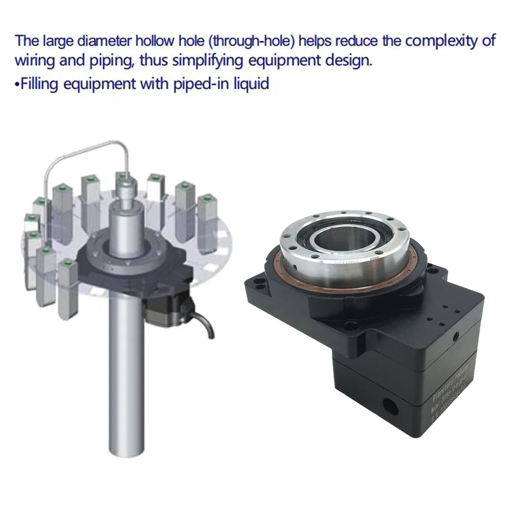 Precision CNC Hollow Rotary Table Stepper 8mm Shaft