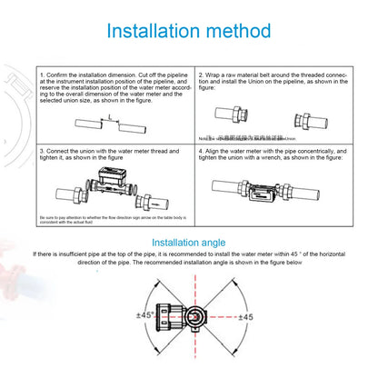 Water Meter with Smart Monitoring DN32 Wireless Ultrasonic