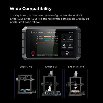 7-Inch Touchscreen Smart Pad for Compatible 3D Printers