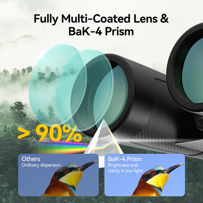 8x32 Waterproof Binoculars Wide View Bak4 Prism