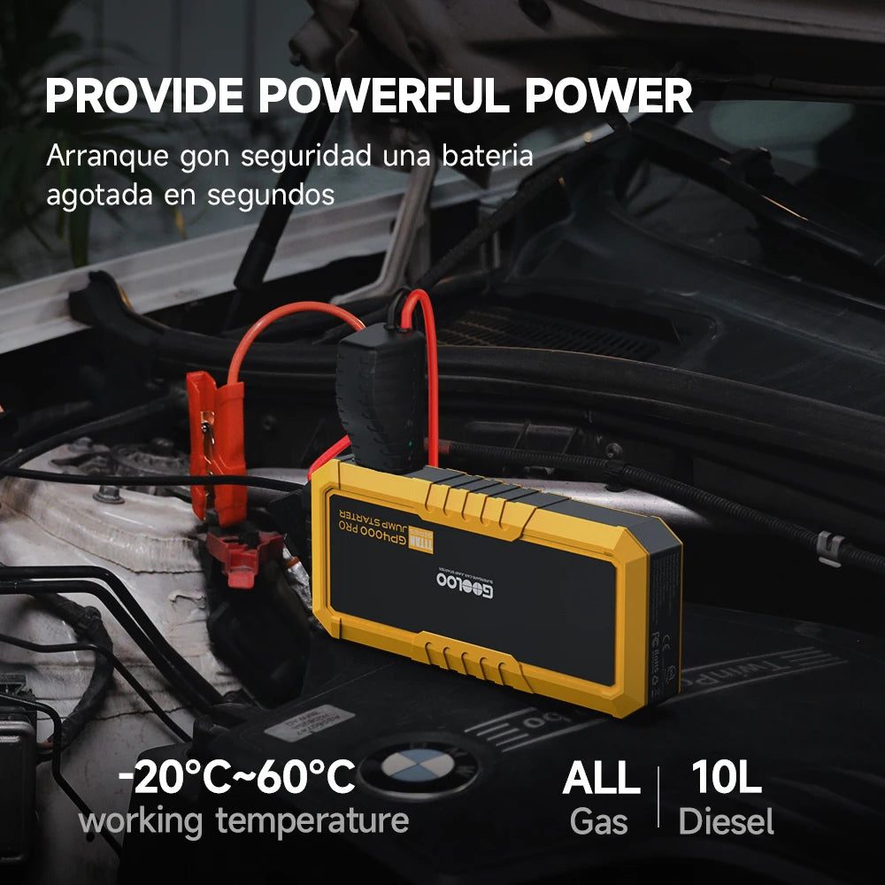 26800mAh 4000A Car Jump Starter Power Bank