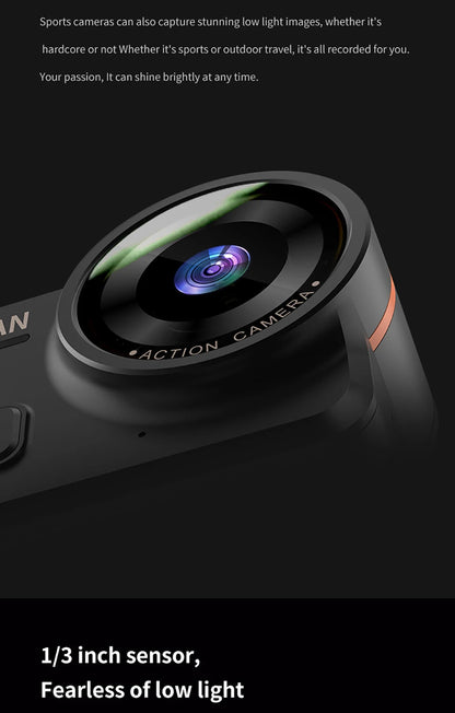 5K Action Camera with Electronic Stabilizer & WiFi
