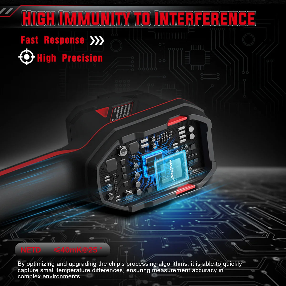 Portable Infrared Thermal Camera with Rechargeable Battery and HD Display