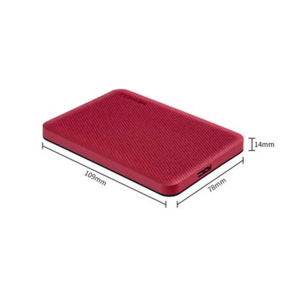 Red Sleek USB 3.0 2.5 External Drive