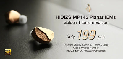 Silver MP145 Planar Magnetic 4.4mm HiFi Earbuds