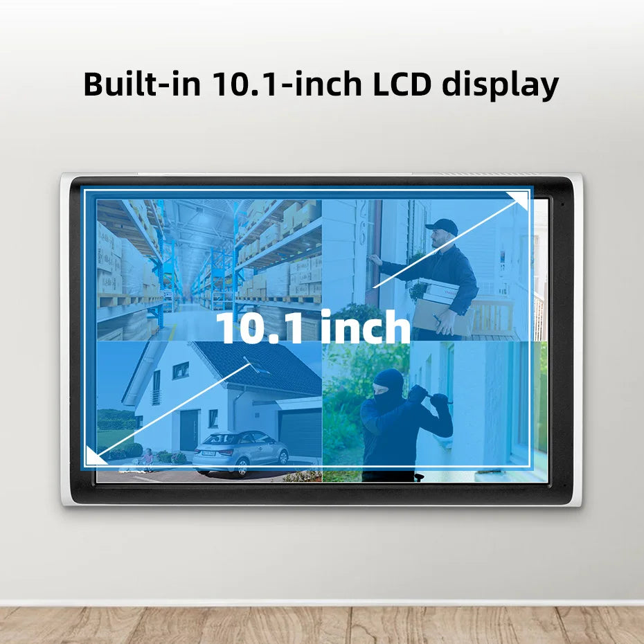 10.1-inch Screen NVR CCTV Security Recorder
