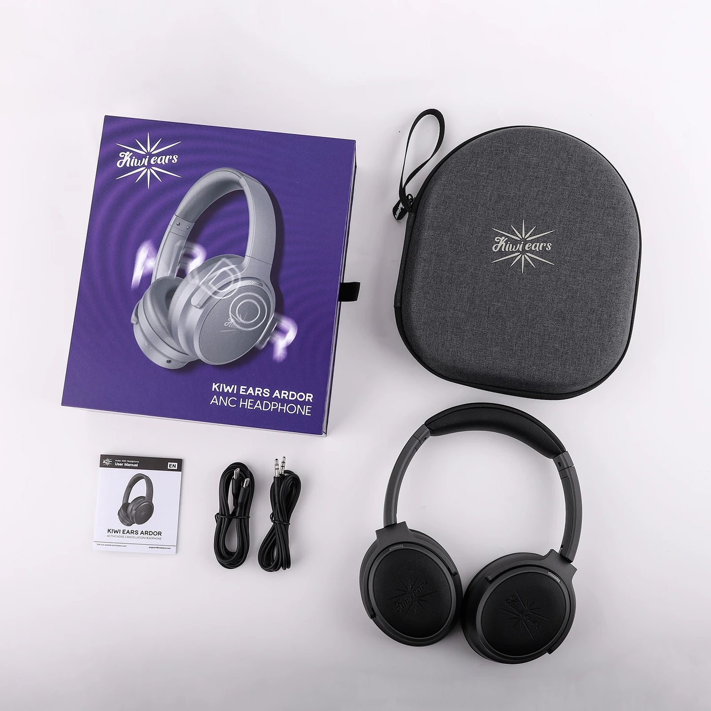 Portable Dual-Driver Bluetooth Headset with Active Noise Cancelling