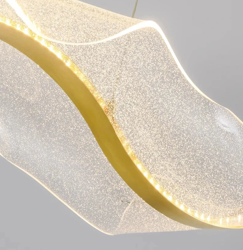 100cm Gold LED Dimmable Pendant Ceiling Light