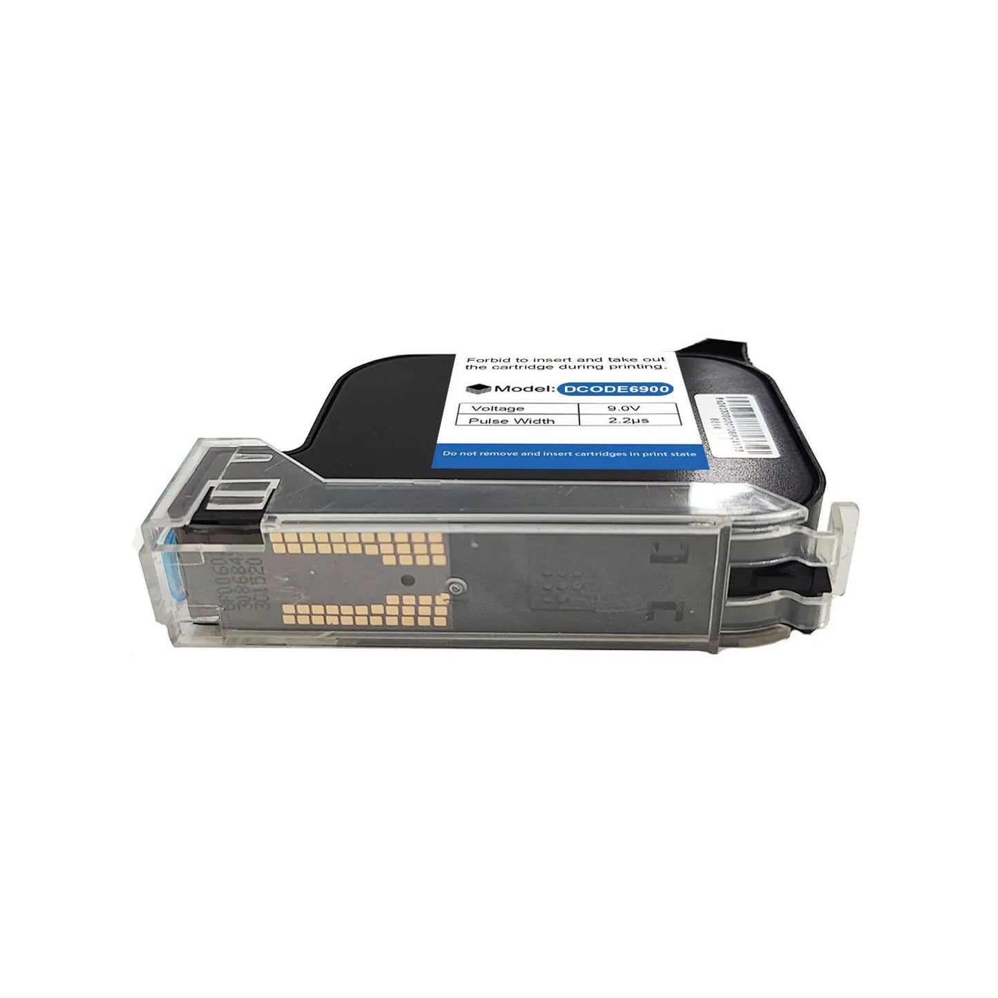 12.7mm Handheld Inkjet Printer Ink Cartridge Fast-Drying Black 3 Pack