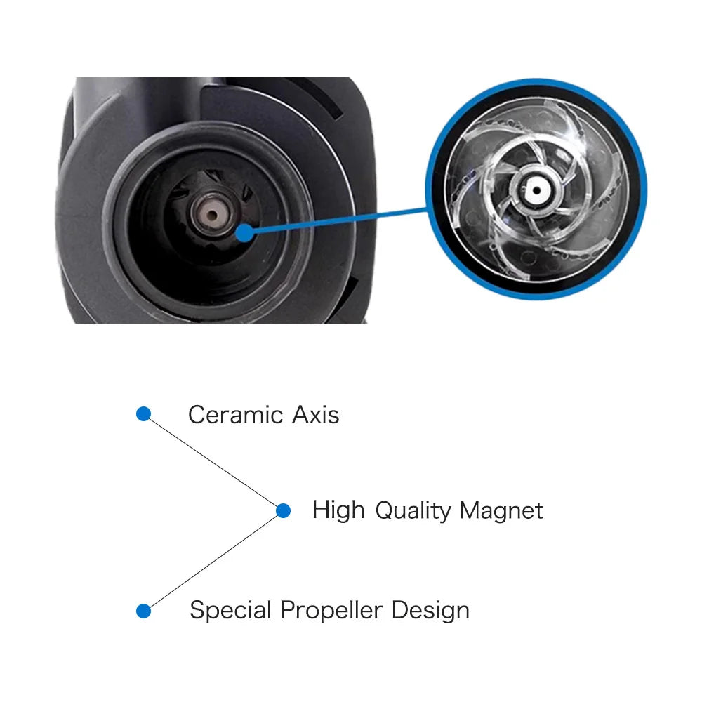 5000L/H Smart WiFi Aquarium Water Pump for Freshwater Tanks