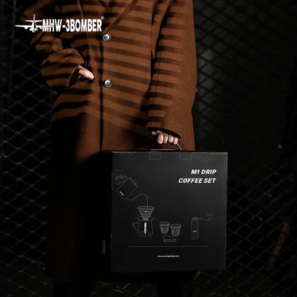 White 7-Piece Espresso & Pour Over Coffee Set