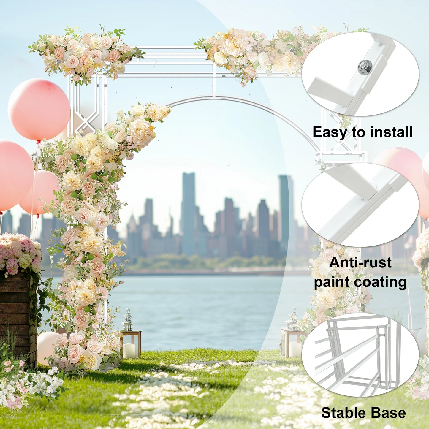Large Garden Trellis Party Arch Frame for Events
