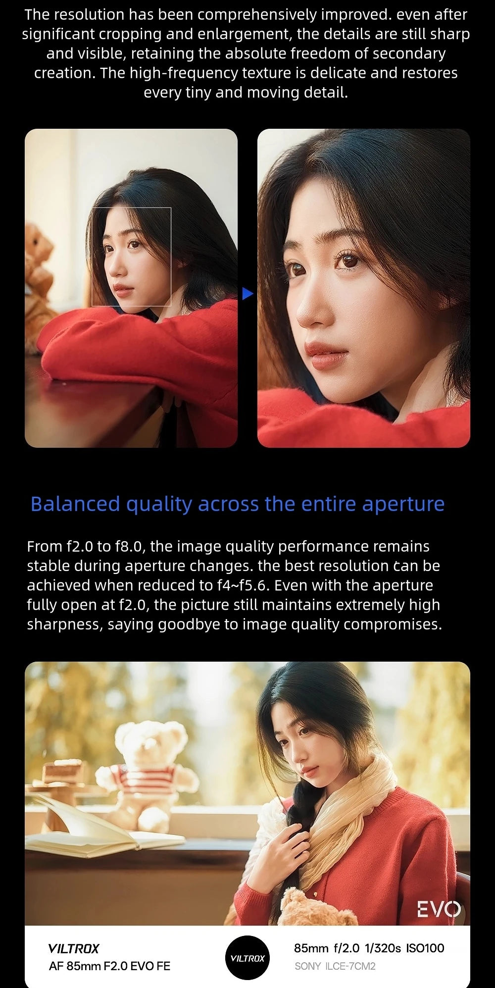 85mm F2.0 EVO Large Aperture Portrait Lens for Nikon Z