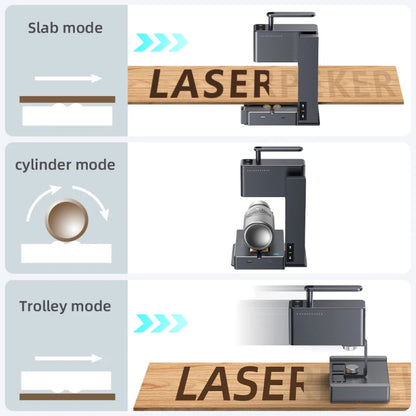 5W Laser Engraver Bundle with Roller and Safety Gear