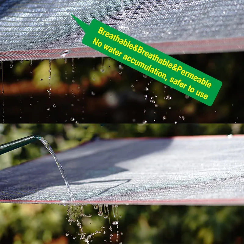 Aluminium Foil Shade Net Privacy Screen Garden Awning