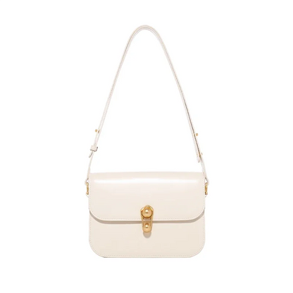 White Leather Women’s Shoulder Crossbody Bag