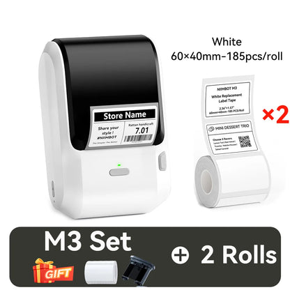 DIY Thermal Sticker Printer 60x40mm 2 Rolls