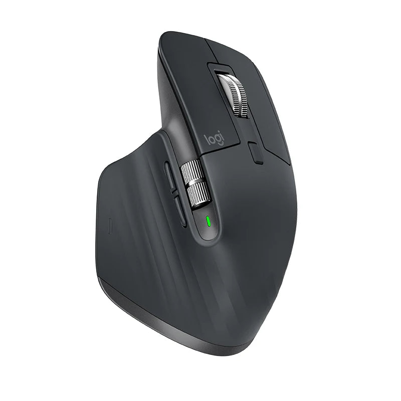 Ergonomic Black MX Master 3S Bluetooth Office Mouse