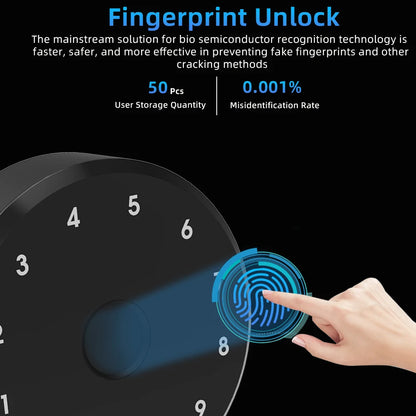 Smart Door Lock Fingerprint Password Bluetooth Keyless Entry