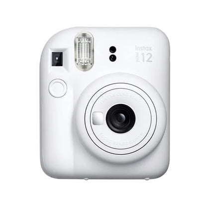 Instant Camera Mini Film Selfie Camera Clay White