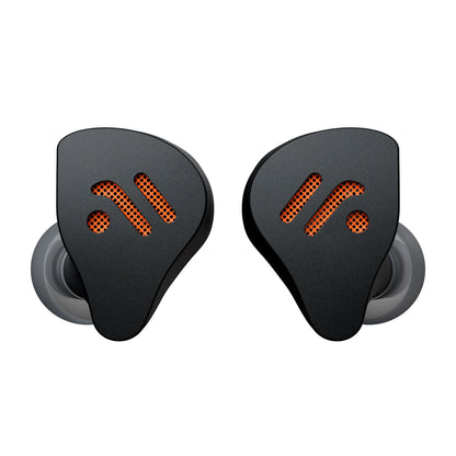 Black Wired In Ear Headphones with Open Back HIFI Sound
