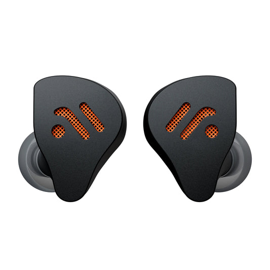 Black Wired In Ear Headphones with Open Back HIFI Sound