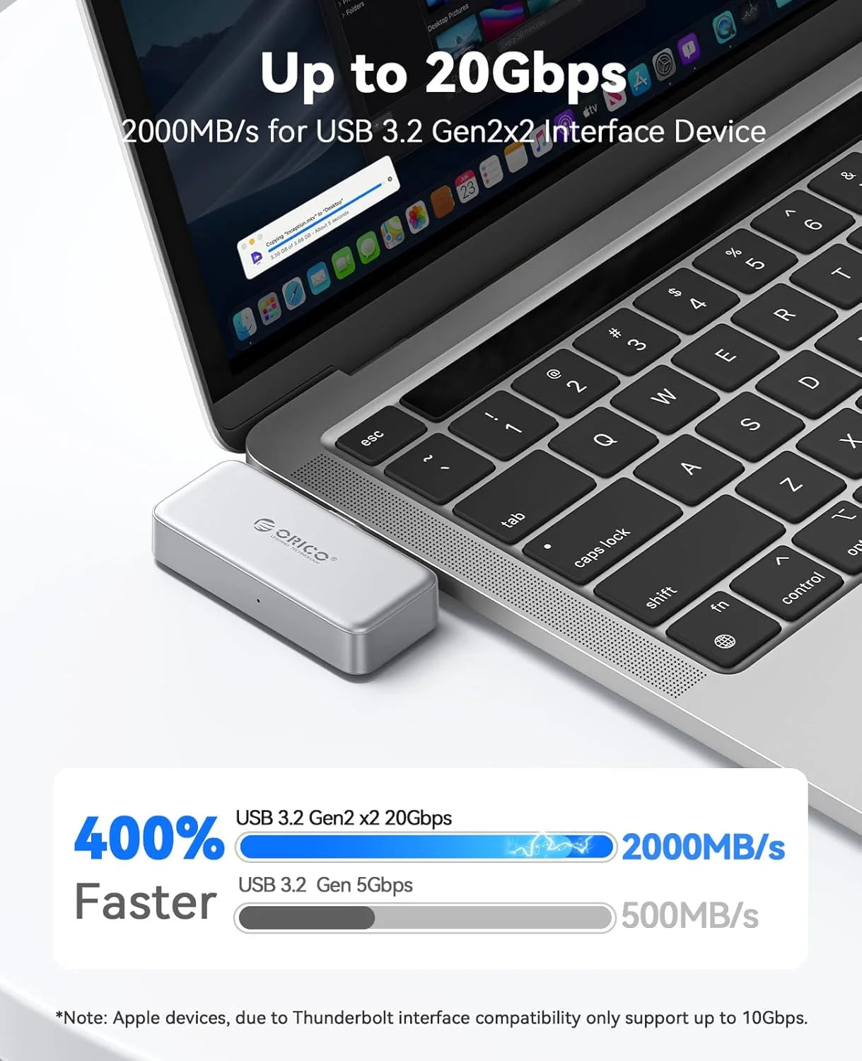 S20 2TB Mini Magnetic Portable SSD 2000MB/s
