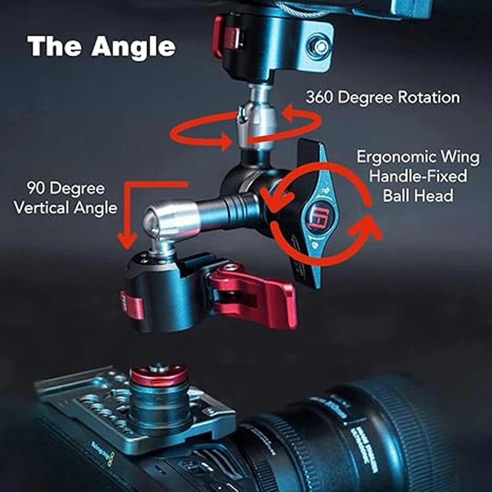 Metal Magic Arm Super Clamp Mount for Cameras