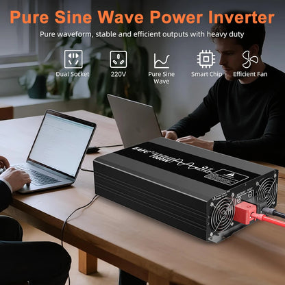 12V 4000W Pure Sine Wave Power Inverter
