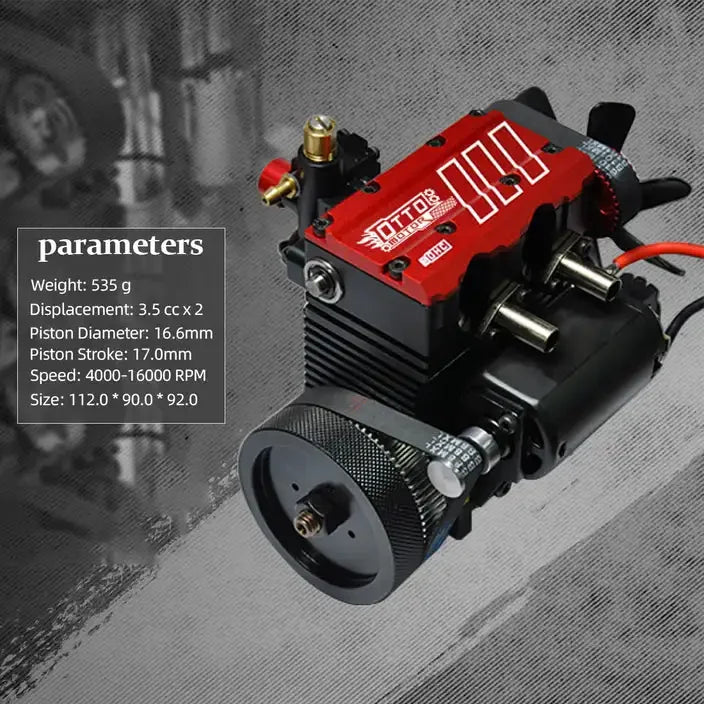 7cc 4 Stroke Nitro Engine Model Kit with Accessories