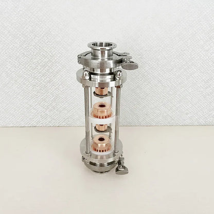 3-Tier 2 Inch Distillation Column Copper Bubble Plate Set