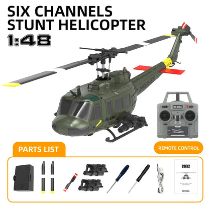 Green RC Helicopter Brushless Motor One Key 3D Flip