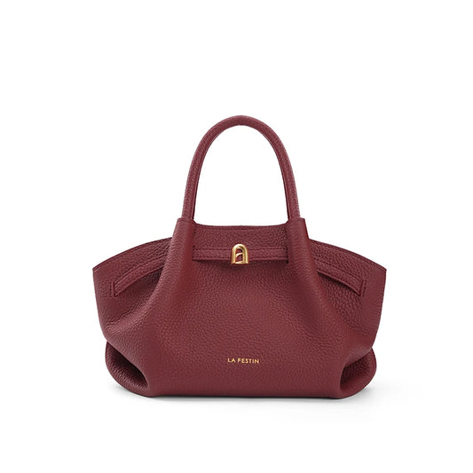 Burgundy Designer Luxury Shoulder Bag