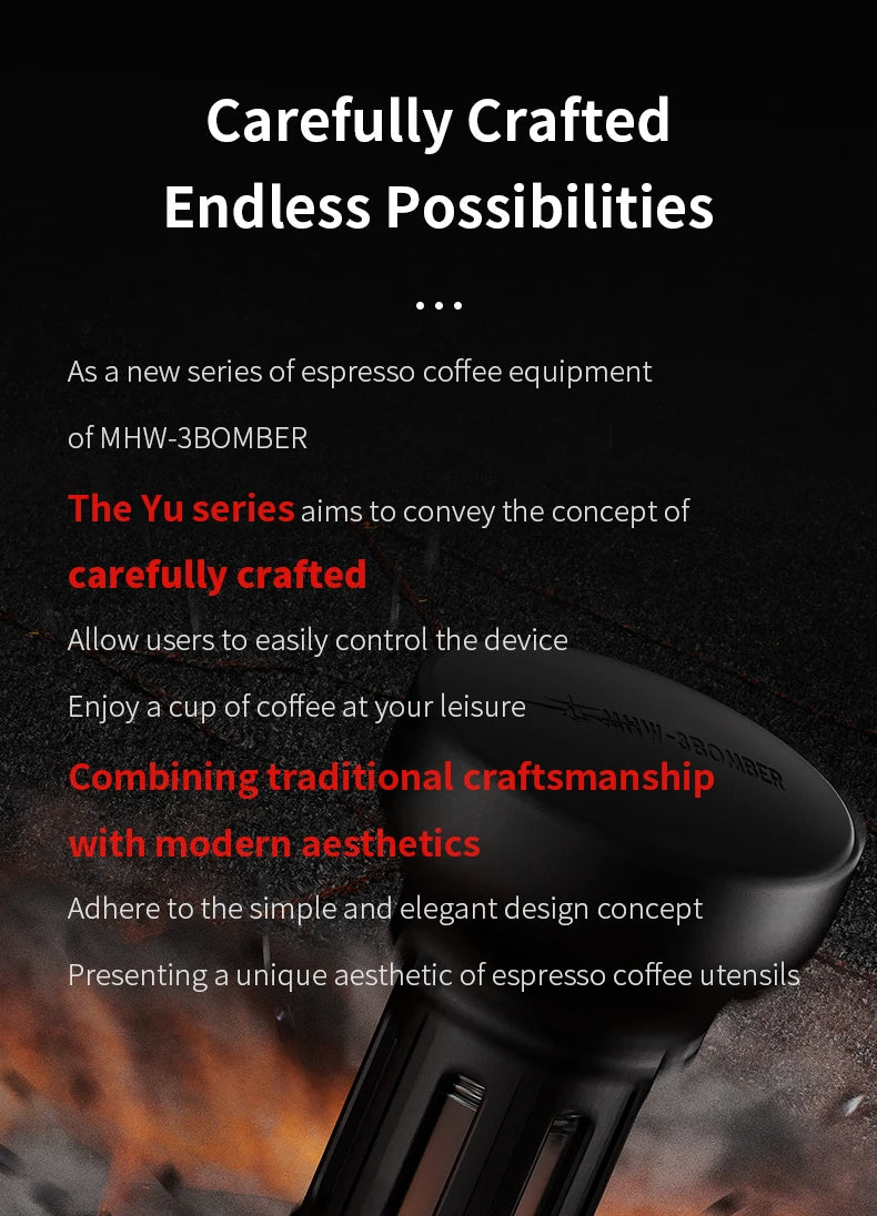 Spring Loaded Espresso Tamper 58mm Constant Pressure Barista Tool