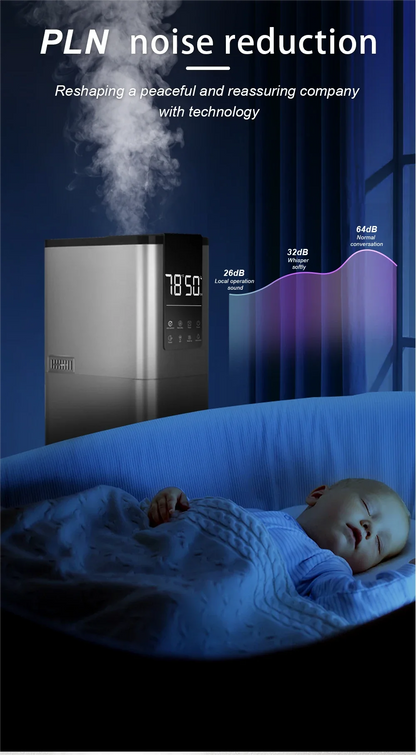 13L Grey Air Humidifier with UV Disinfection and Aroma Box