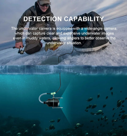 Rechargeable Underwater Inspection Camera 43 Inch Screen 20M Cable