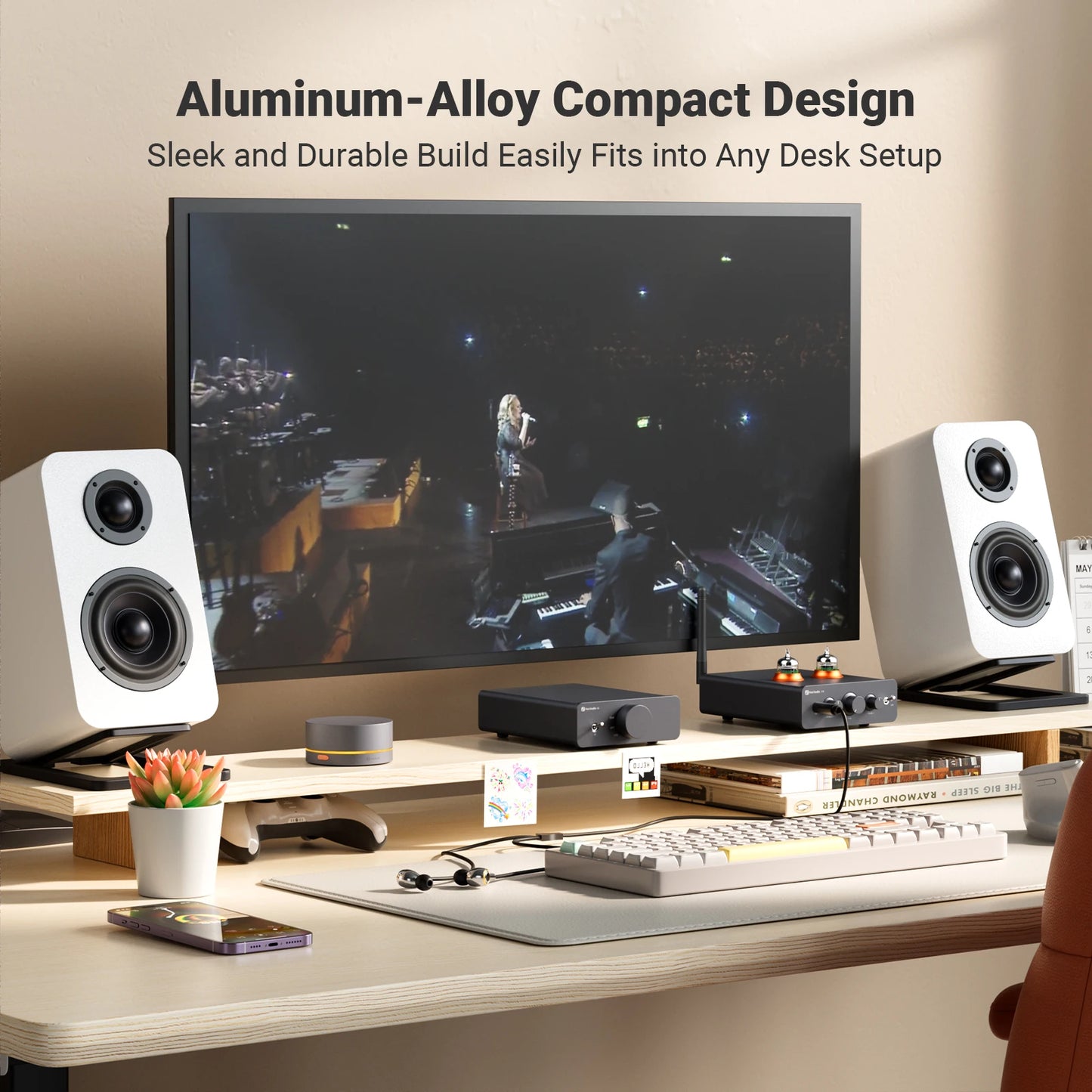 Compact Desktop Hi-Fi USB DAC 32Bit 768kHz DSD512