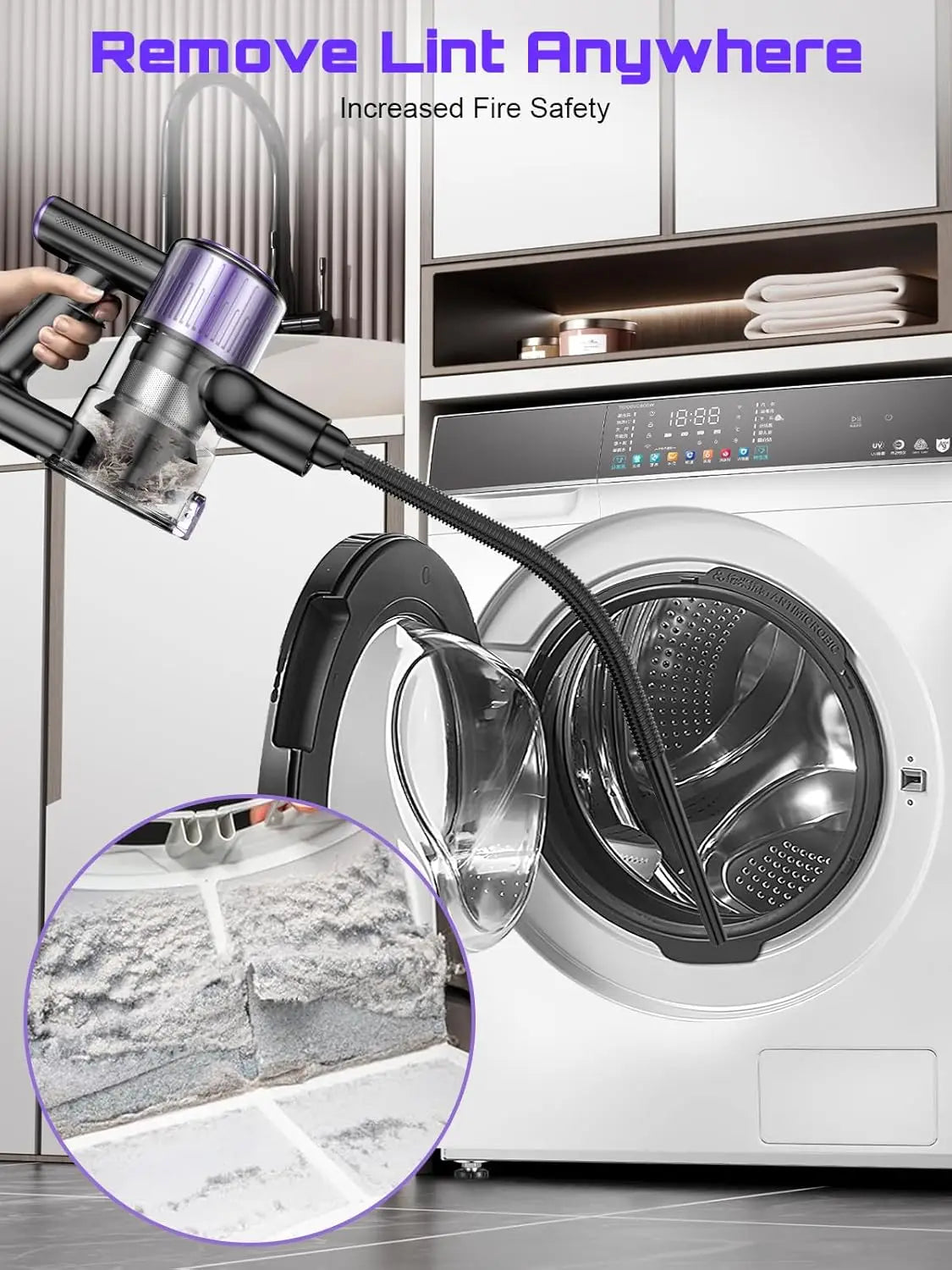 10in1 Powerful Cordless Vacuum Cleaner for Home and Car