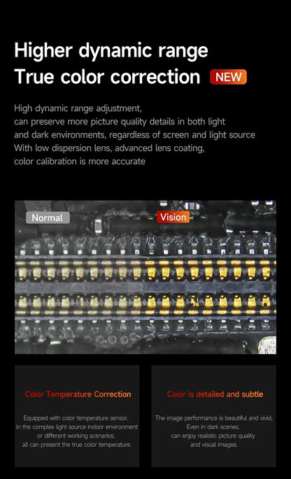 4K HD Microscope Camera for Mobile PCB Repair