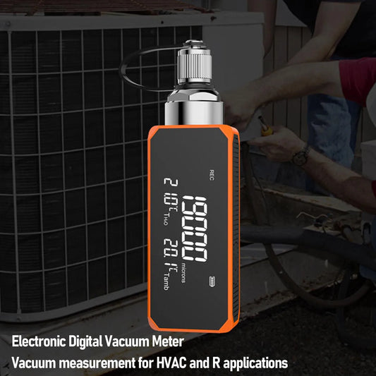 Portable Digital Vacuum Gauge 19000 Micron Range