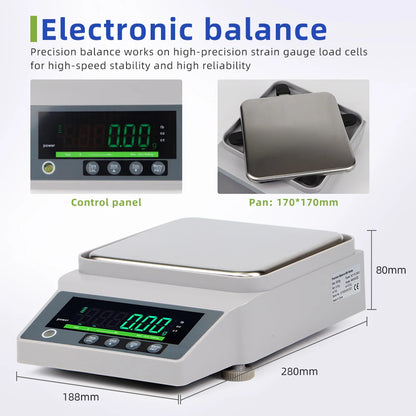 5KG High-Precision LCD Electronic Kitchen Scale 0.01g