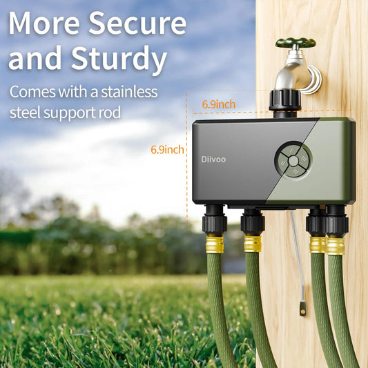 Heavy Duty Brass WiFi 4 Zone Irrigation Controller
